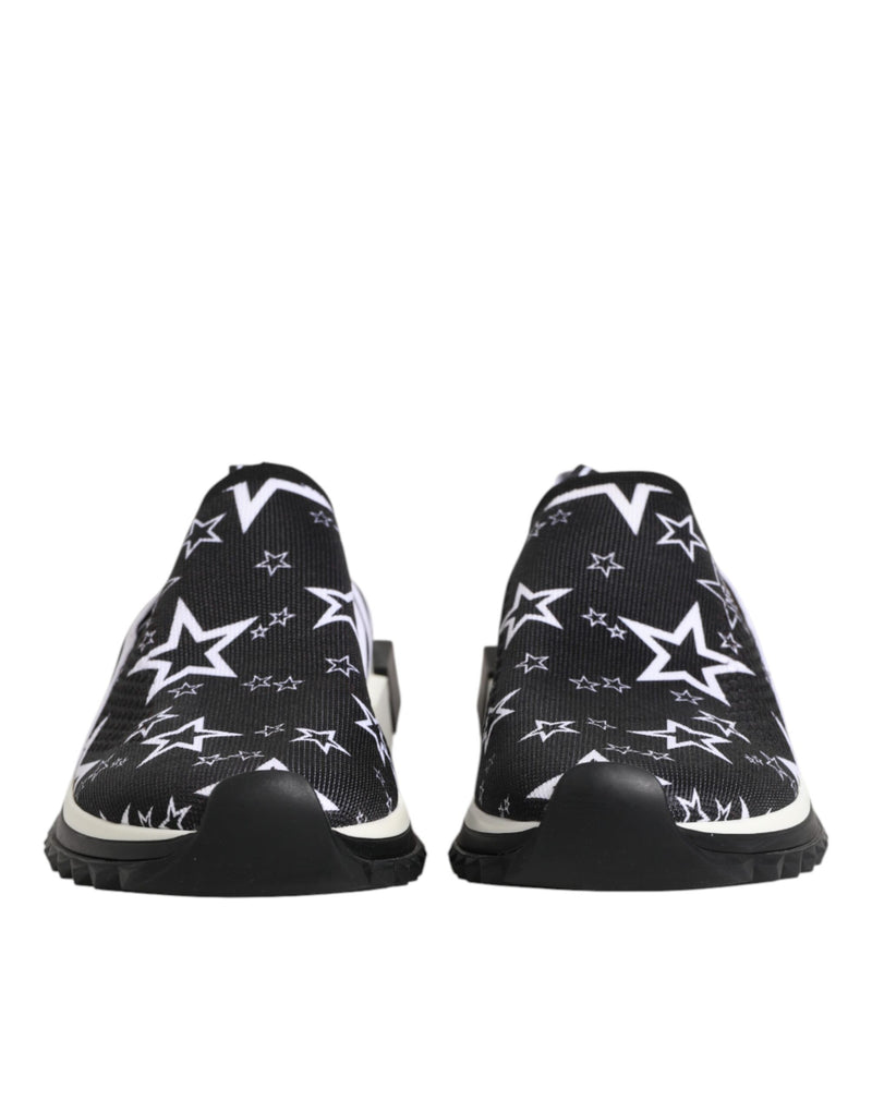 Dolce & Gabbana Sorrento Black White Low Top Sneakers