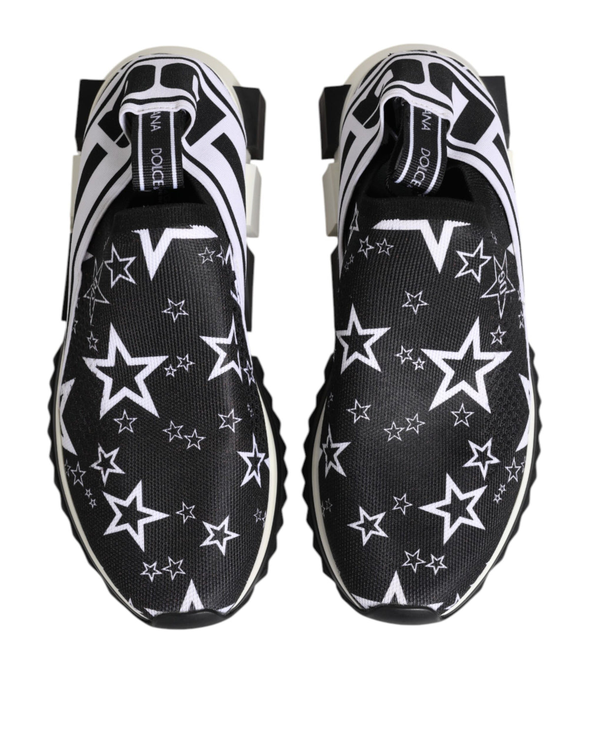 Dolce & Gabbana Sorrento Black White Low Top Sneakers