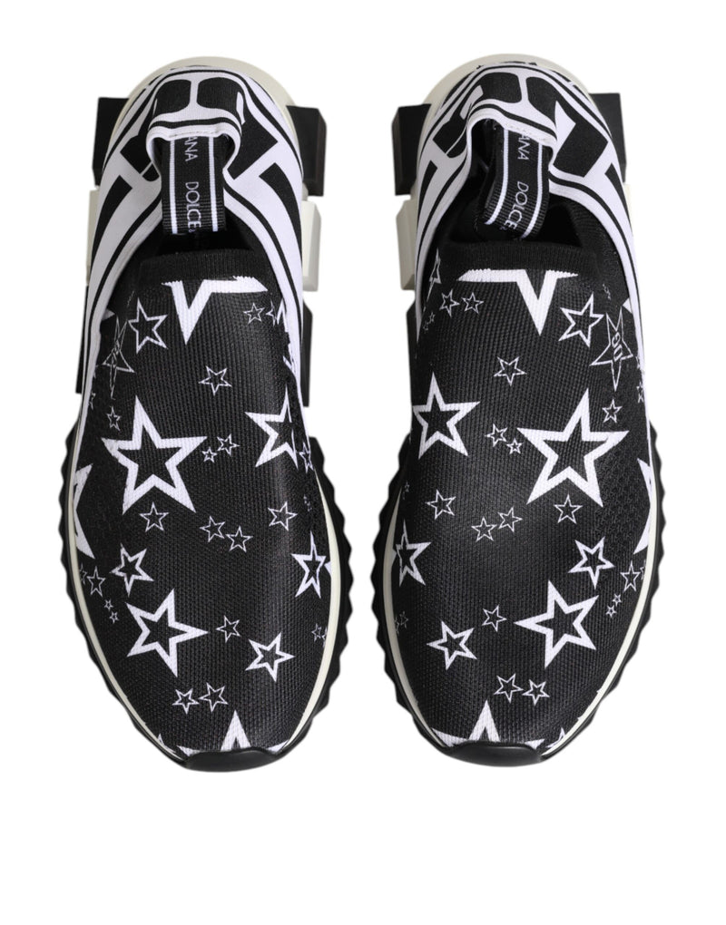 Dolce & Gabbana Sorrento Black White Low Top Sneakers