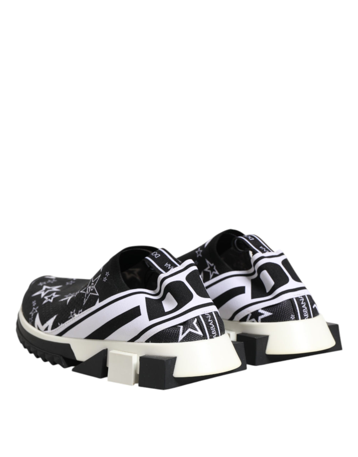 Dolce & Gabbana Sorrento Black White Low Top Sneakers