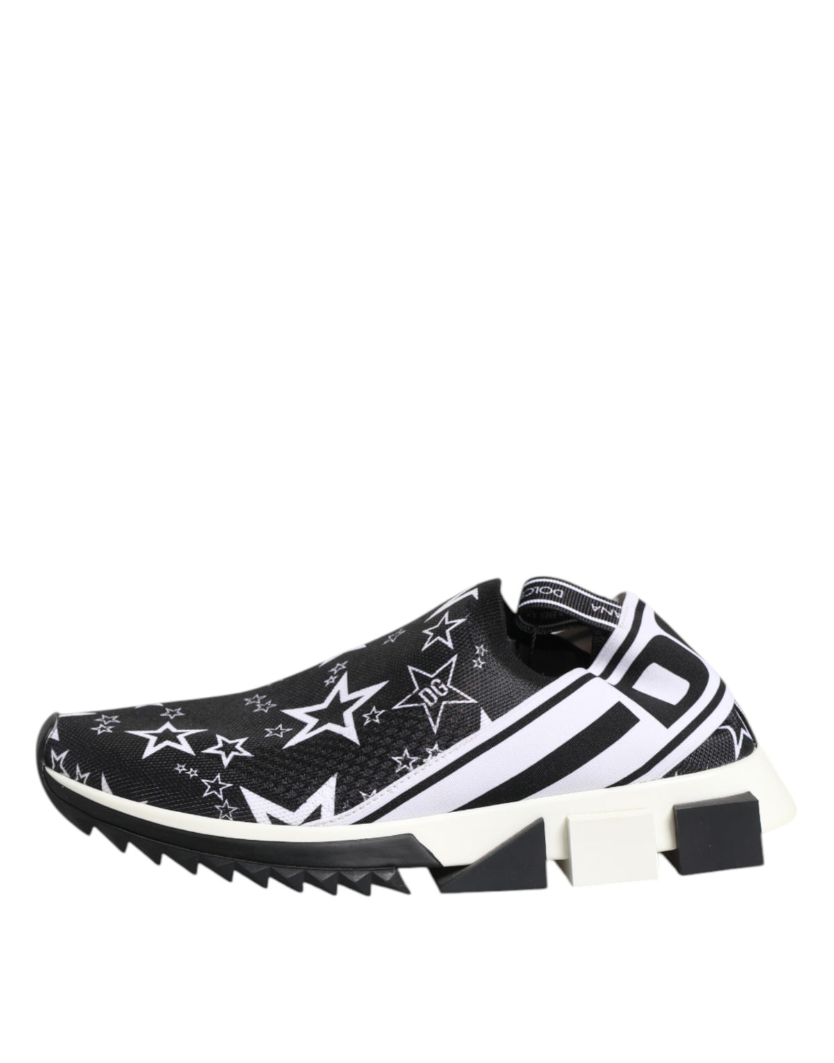 Dolce & Gabbana Sorrento Black White Low Top Sneakers