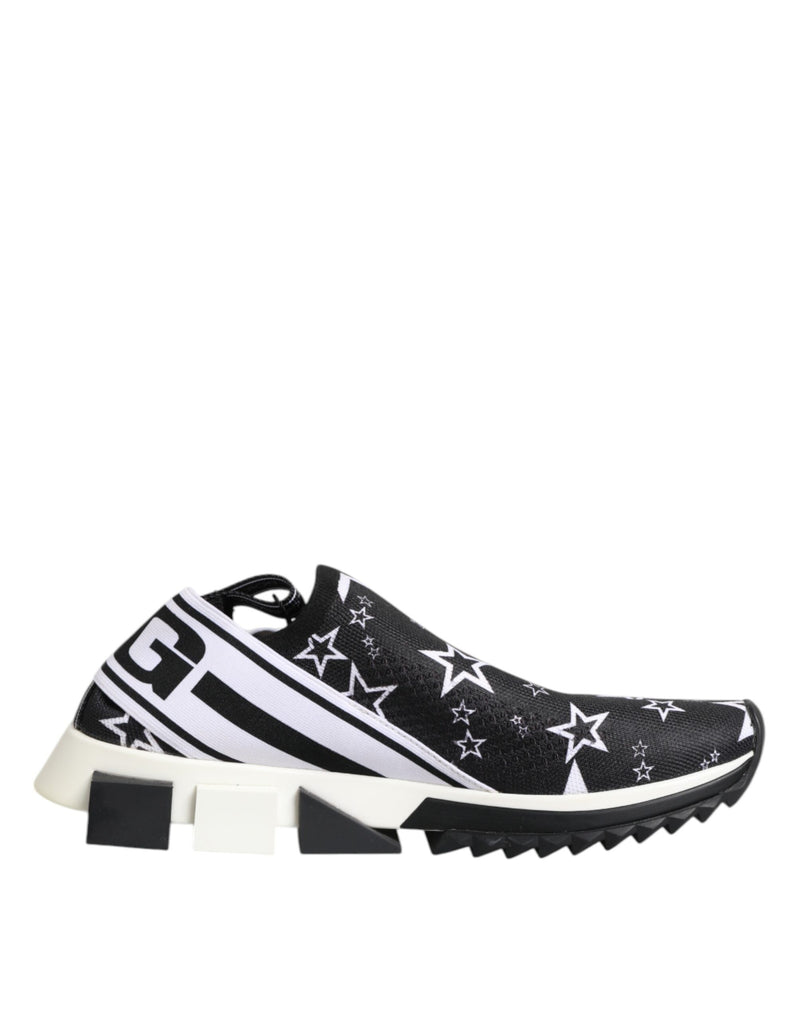 Dolce & Gabbana Sorrento Black White Low Top Sneakers