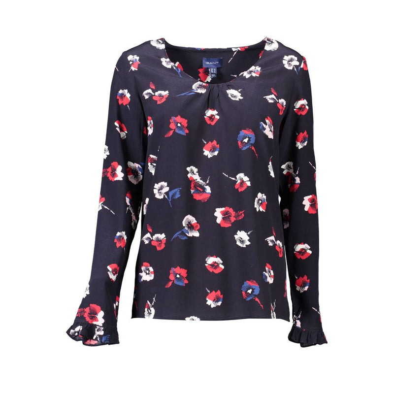 Gant Blue Viscose Women Sweater - Élégant et Confortable