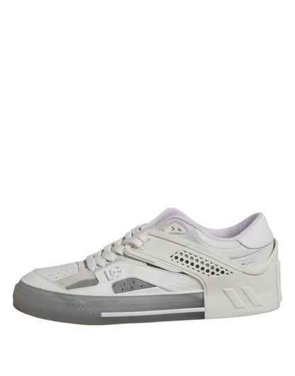 Dolce & Gabbana Witte Lage DG Geprinte Heren Sneakers