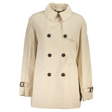 Trench Coat Beige en Coton Tommy Hilfiger pour Femme