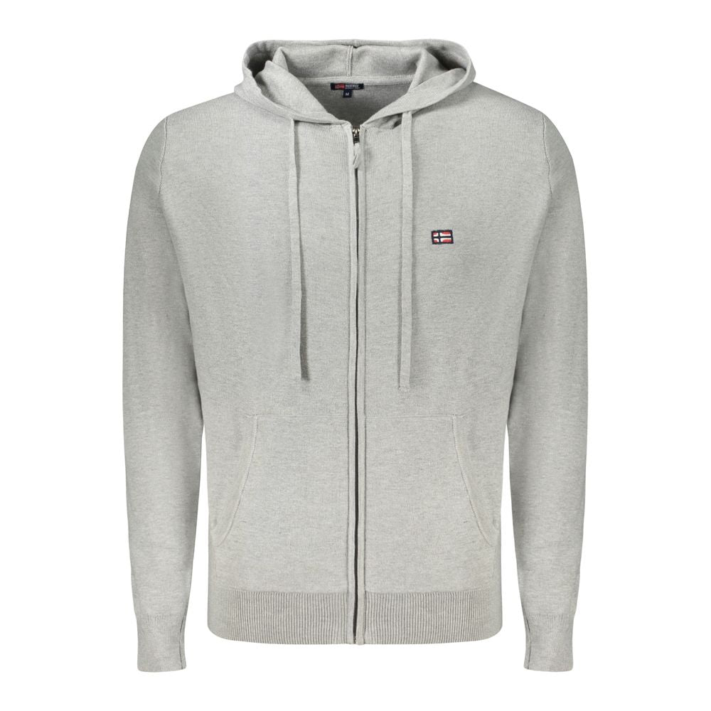 Gilet cardigan homme gris en polyamide, Norvège 1963