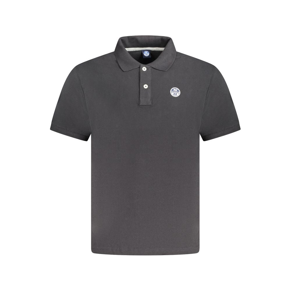 Polo homme en coton noir North Sails