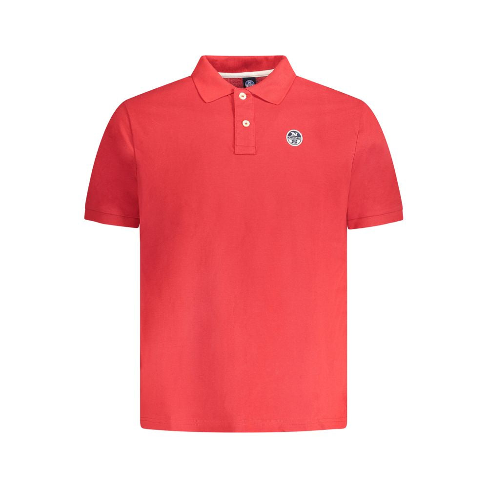 Polo homme en coton rouge North Sails