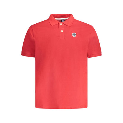 Polo homme North Sails en coton rouge