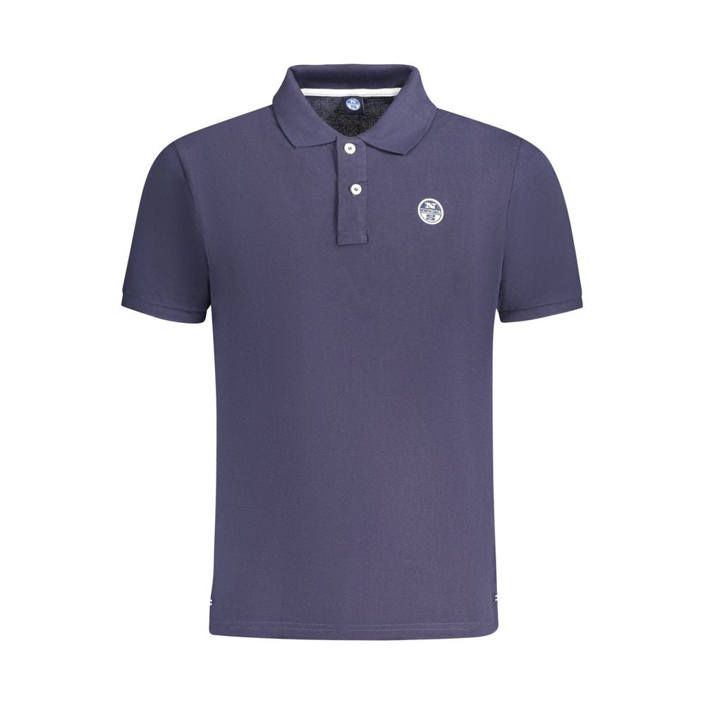 North Sails Blauw Katoenen Polo Shirt voor Heren
