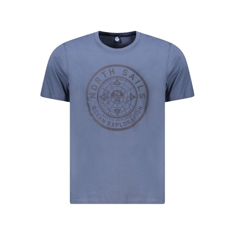 T-shirt en coton bleu pour homme de la marque North Sails