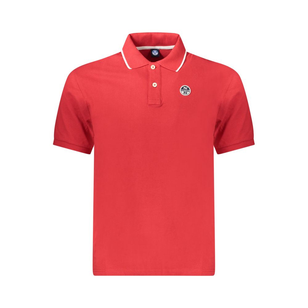 Polo homme en coton rouge North Sails