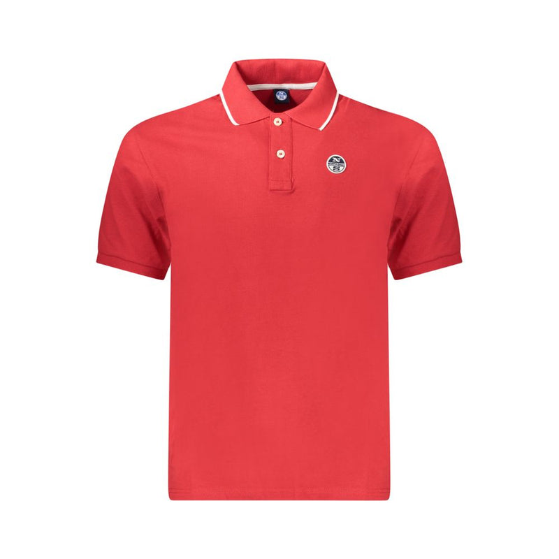 North Sails Rode Katoenen Polo Shirt voor Heren