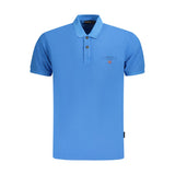 Polo homme en coton bleu Napapijri