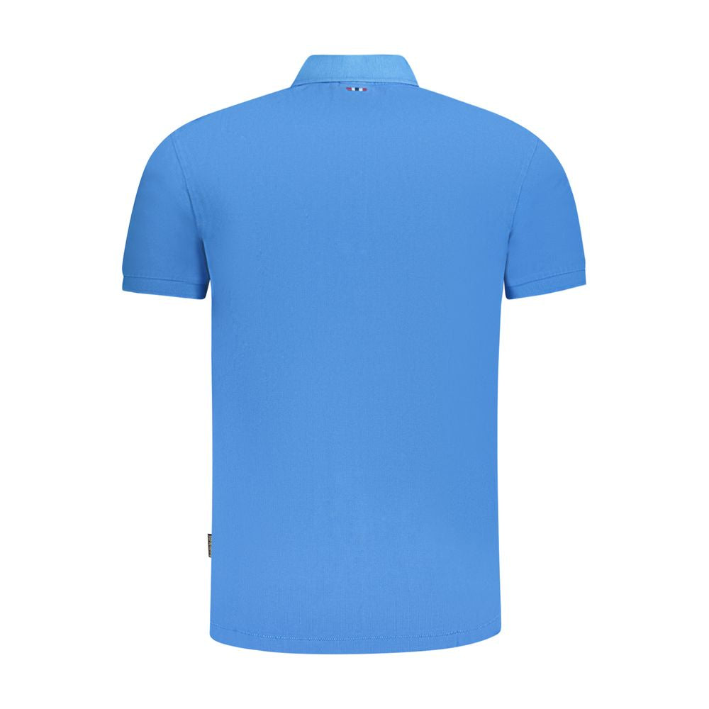 Polo homme en coton bleu Napapijri