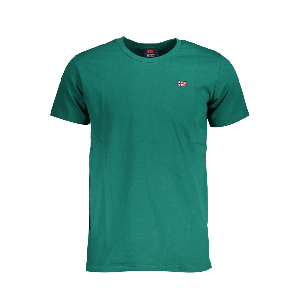 T-shirt homme en coton vert, Norvège 1963