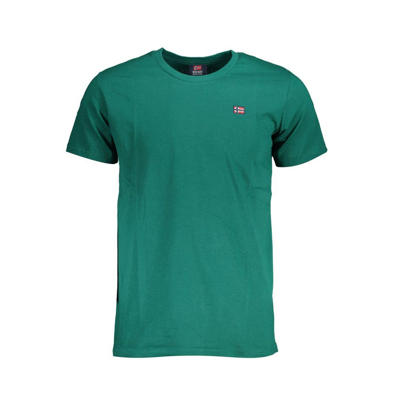 Noorwegen 1963 Groen Katoenen Heren T-Shirt