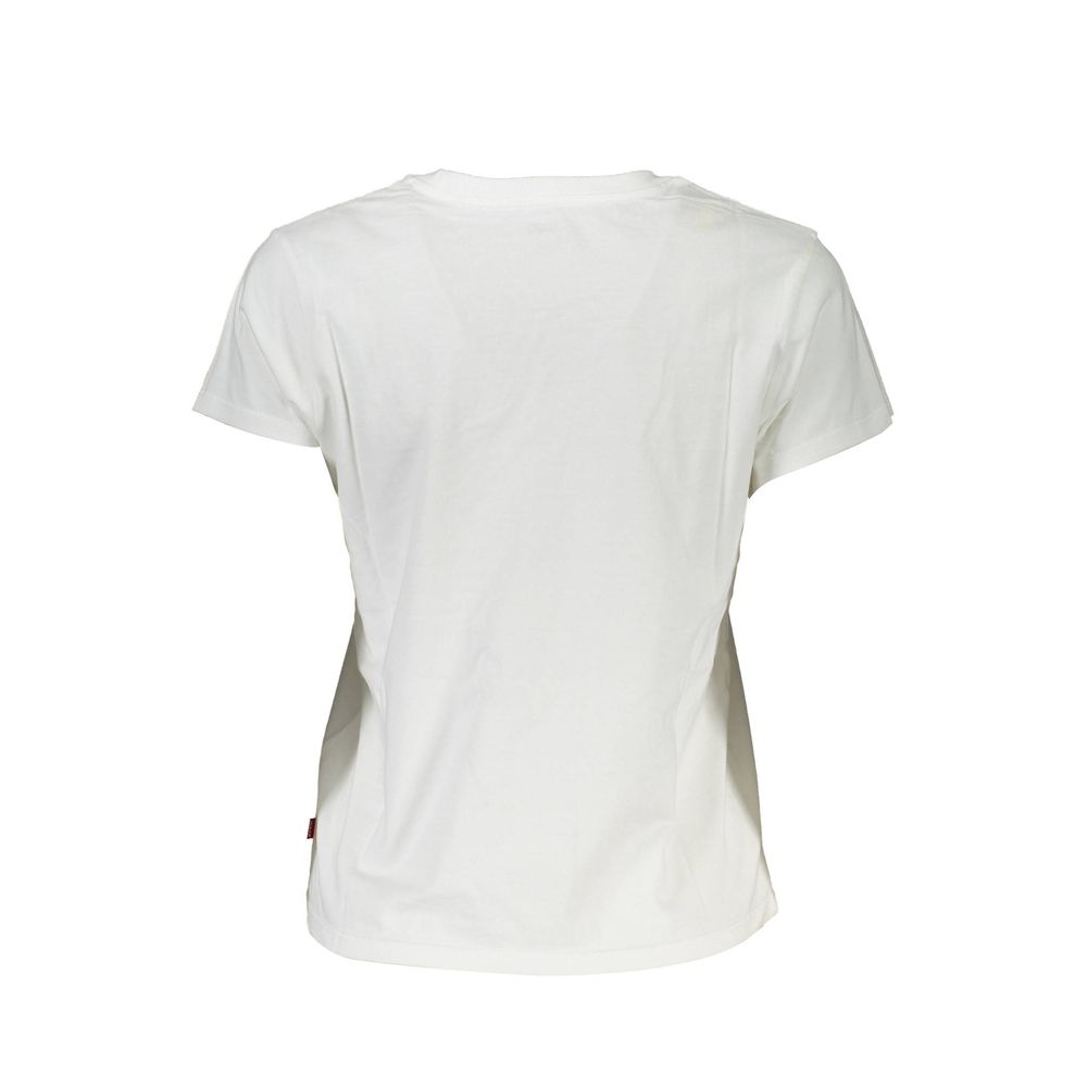 T-shirt blanc en coton pour femme Levi's