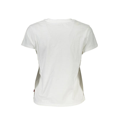 T-shirt blanc en coton pour femme Levi's