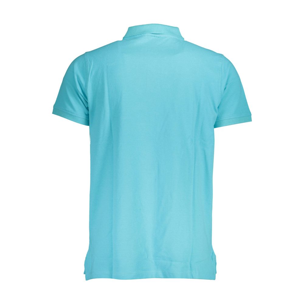 Polo homme en coton bleu, Norvège 1963