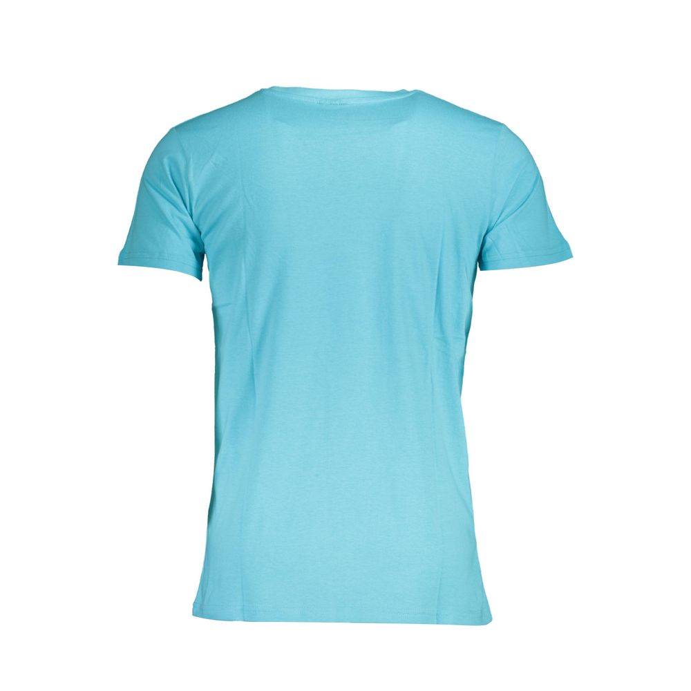T-shirt homme en coton bleu, Norvège 1963