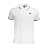 Polo Shirt Homme Blanc en Coton Norway 1963