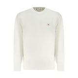 Pull en coton blanc Calvin Klein pour homme