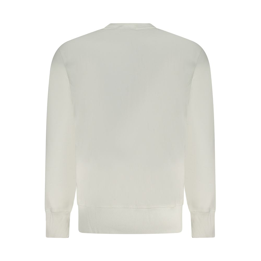 Pull en coton blanc Calvin Klein pour homme