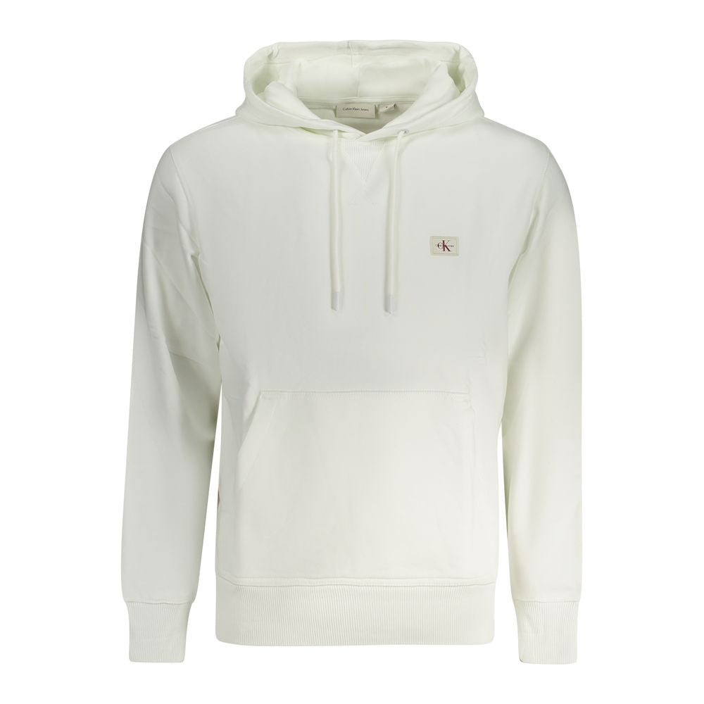 Pull en coton blanc Calvin Klein pour homme
