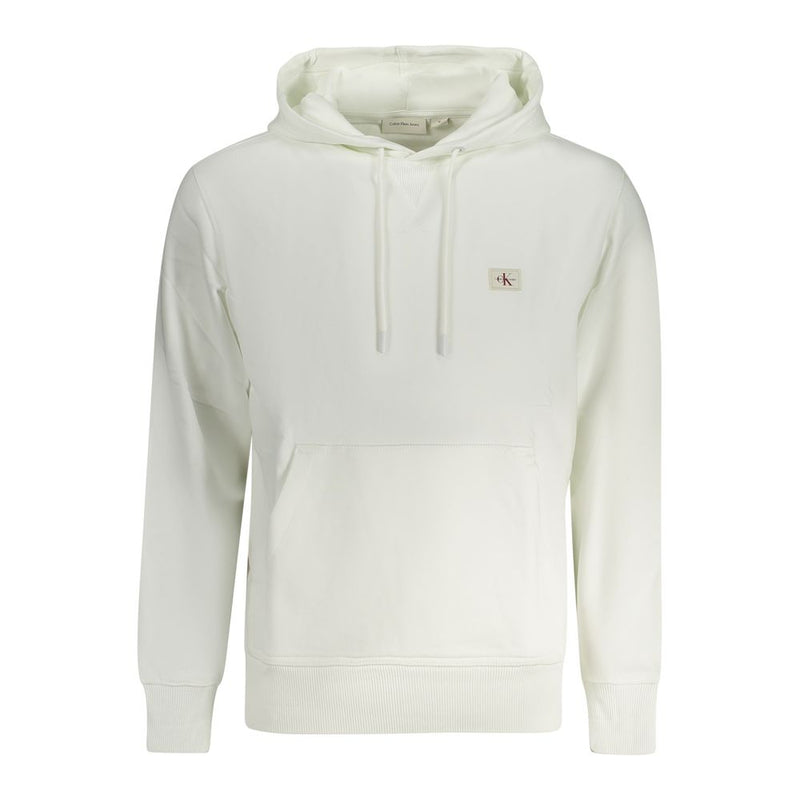 Pull en coton blanc Calvin Klein pour homme