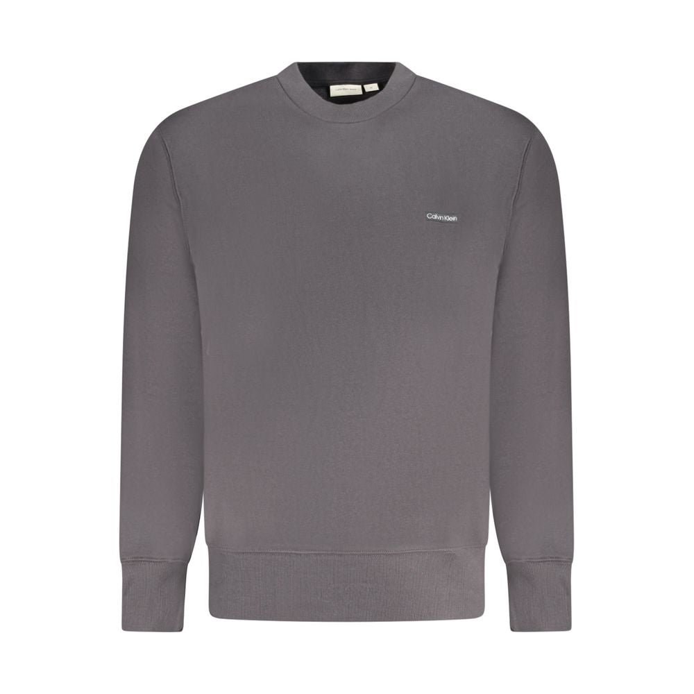Pull en coton noir pour homme Calvin Klein