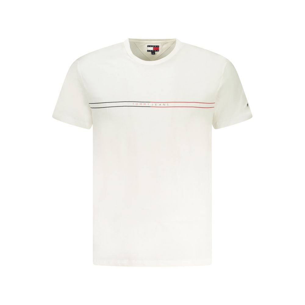 T-shirt Tommy Hilfiger blanc en coton pour homme
