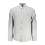 Chemise homme en coton gris Tommy Hilfiger