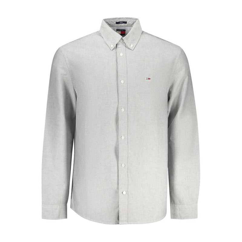 Chemise homme en coton gris Tommy Hilfiger