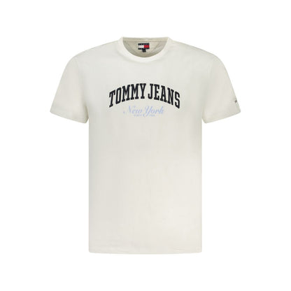 Tommy Hilfiger wit katoenen heren T-shirt