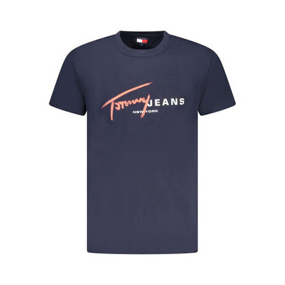 T-shirt homme en coton bleu Tommy Hilfiger