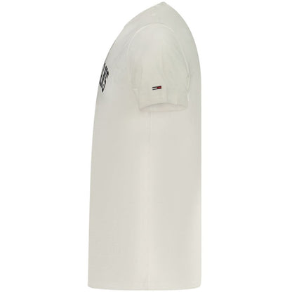Tommy Hilfiger wit katoenen heren T-shirt