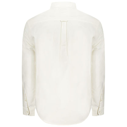 Wit katoenen herenshirt van Tommy Hilfiger