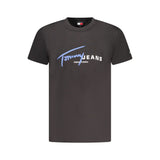 T-shirt homme en coton noir Tommy Hilfiger