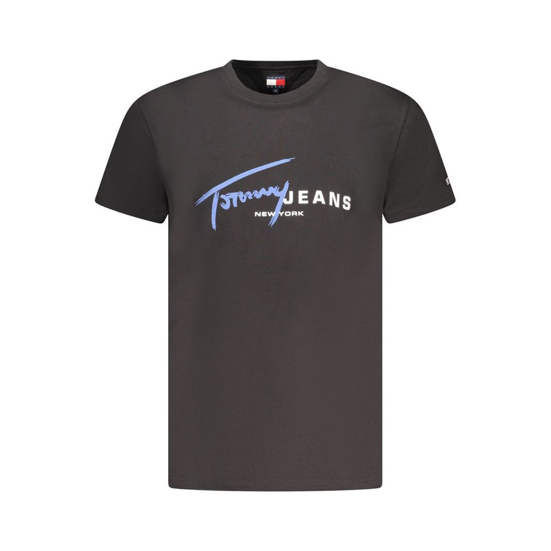 Tommy Hilfiger zwart katoenen heren T-shirt