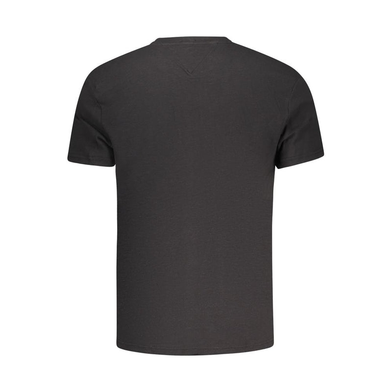 T-shirt homme en coton noir Tommy Hilfiger