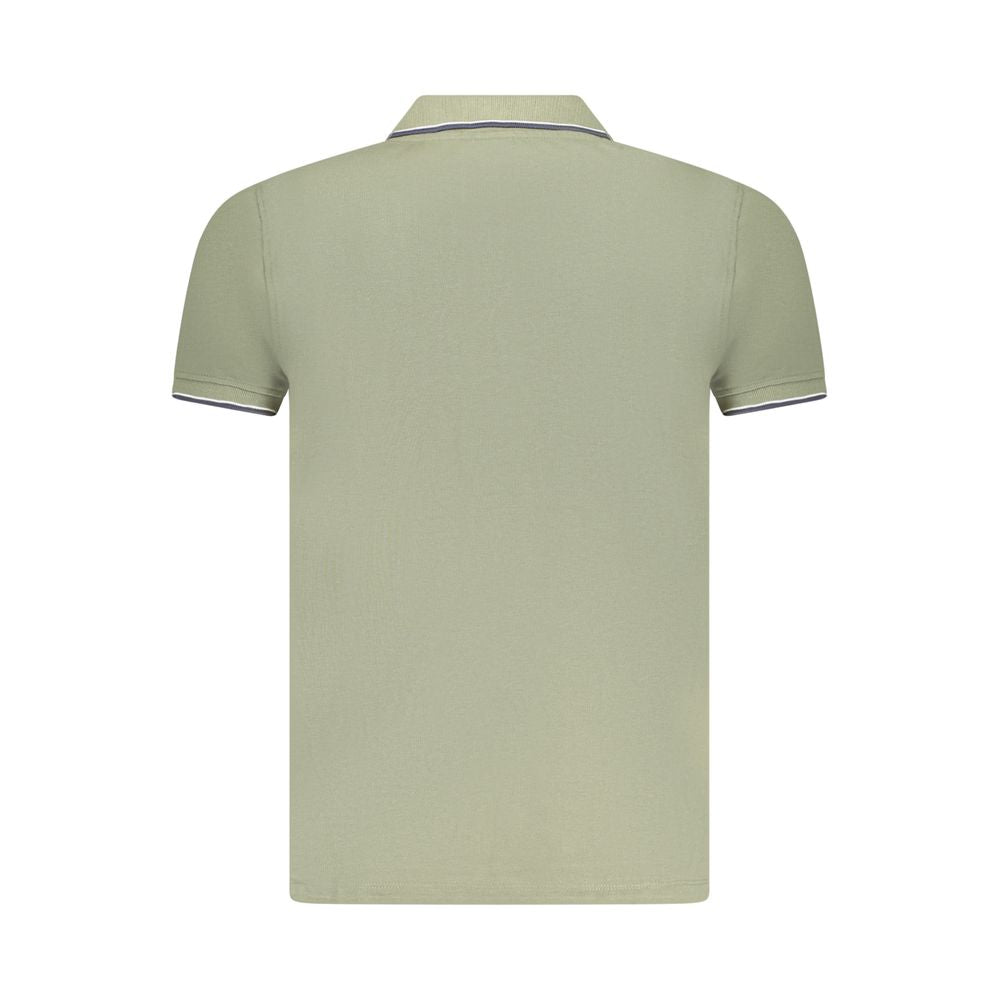 Polo Homme Vert en Coton Norway 1963