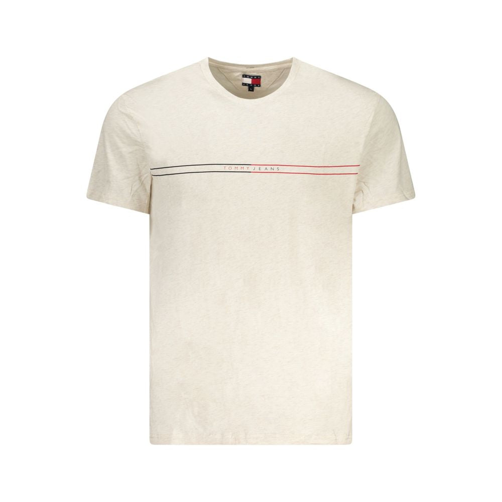 T-shirt homme en coton beige Tommy Hilfiger