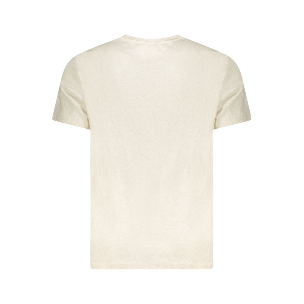 T-shirt homme en coton beige Tommy Hilfiger