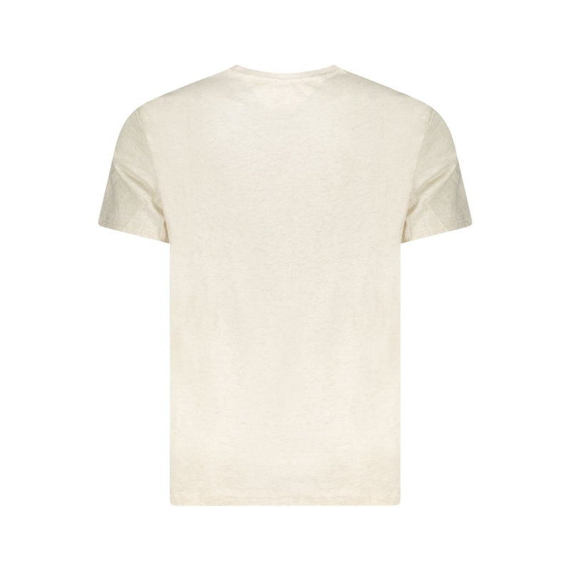 T-shirt homme en coton beige Tommy Hilfiger