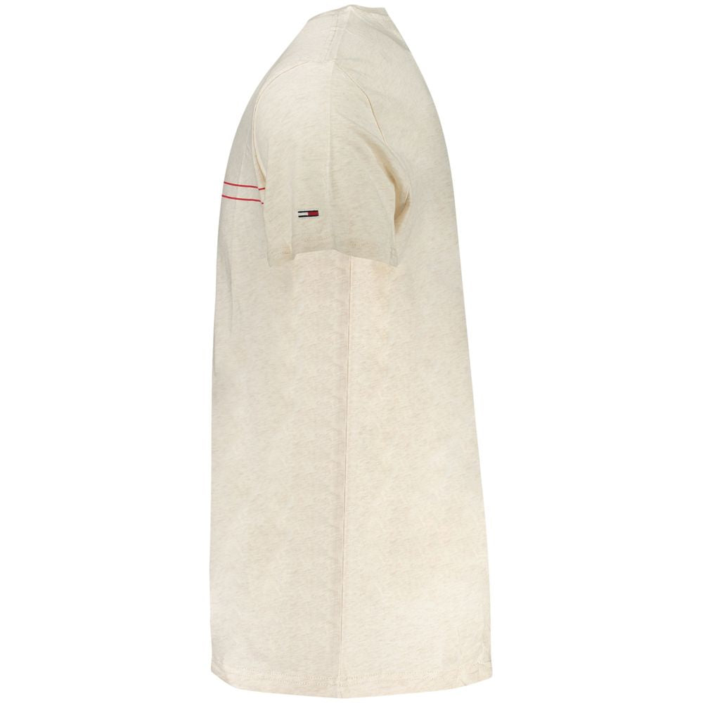 T-shirt homme en coton beige Tommy Hilfiger