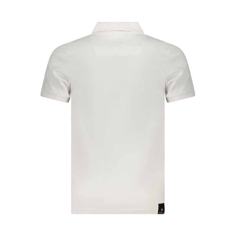 Accademia Militare White Cotton Polo Shirt - Stylish Comfort