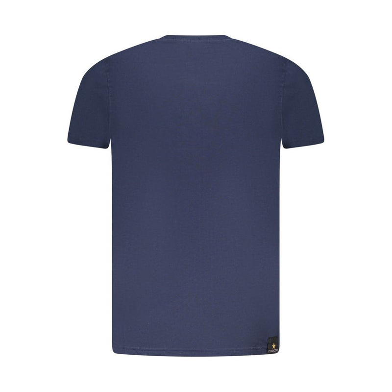 Accademia Militare Men's Blue Cotton T-Shirt - Stylish Comfort