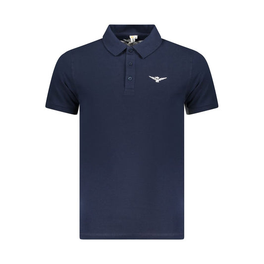 Polo en coton bleu de l'Accademia Militare