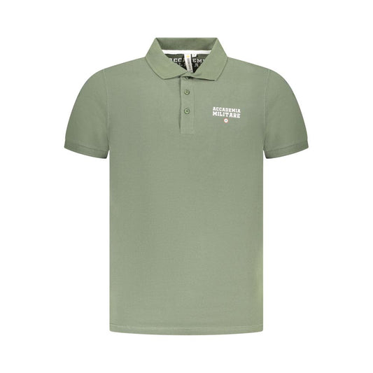 Polo en coton vert de l'Accademia Militare